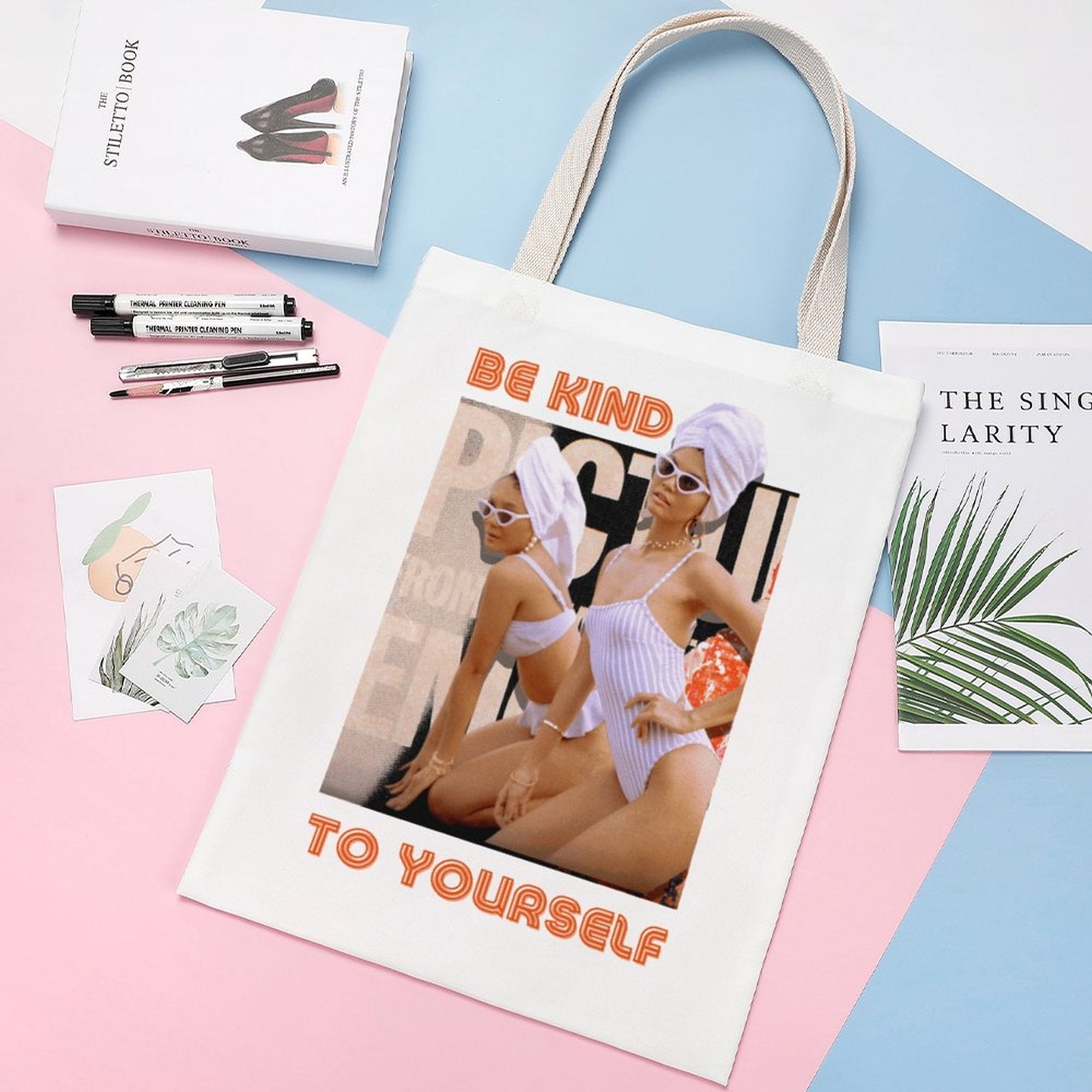 Tote Canvas Bag - Be Kind to Yourself