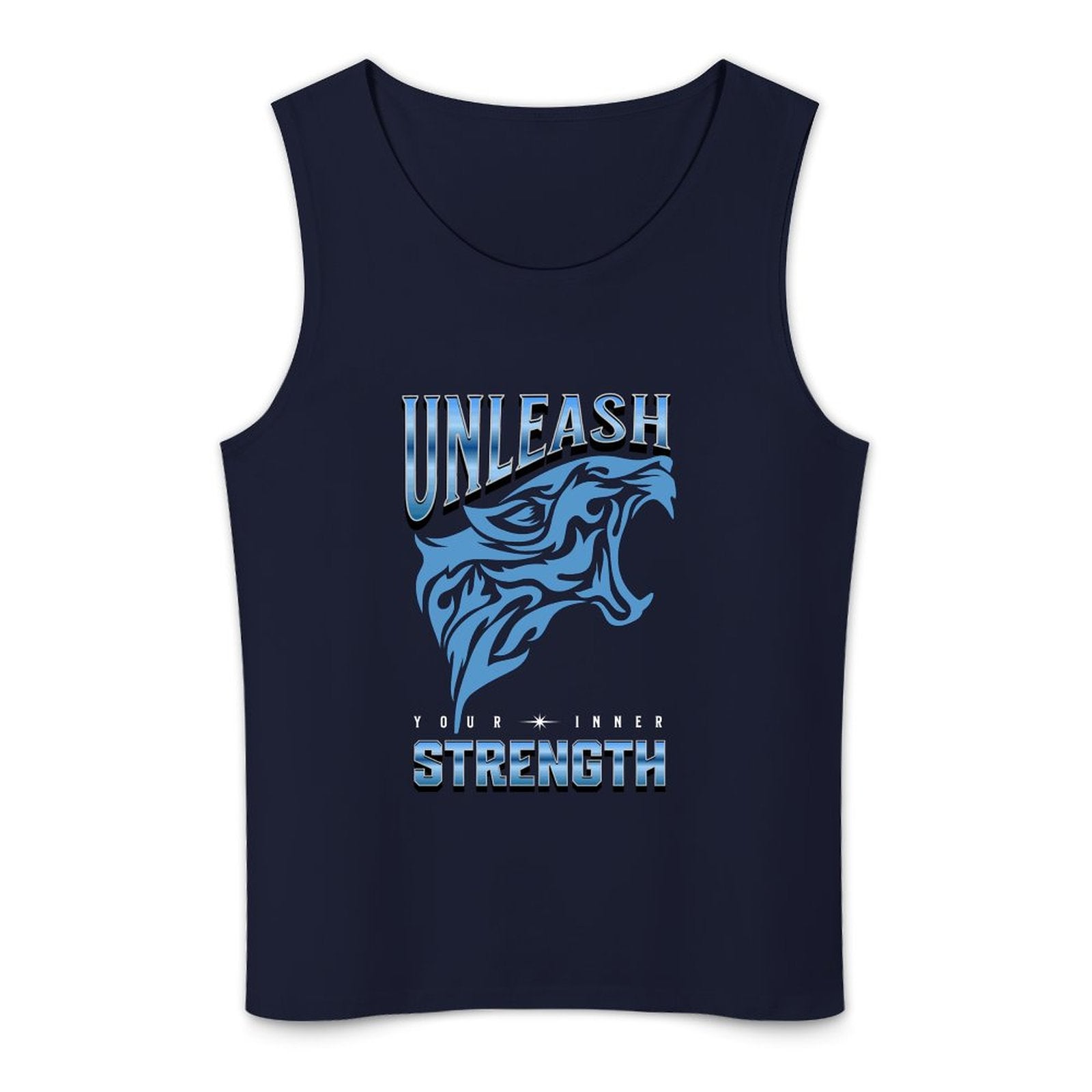 Men's Cotton Tank Top - Unleash Your Inner Strength