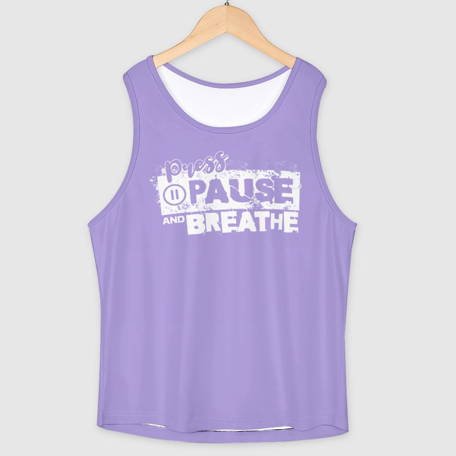 Women's Tank Top - Press Pause and Breathe