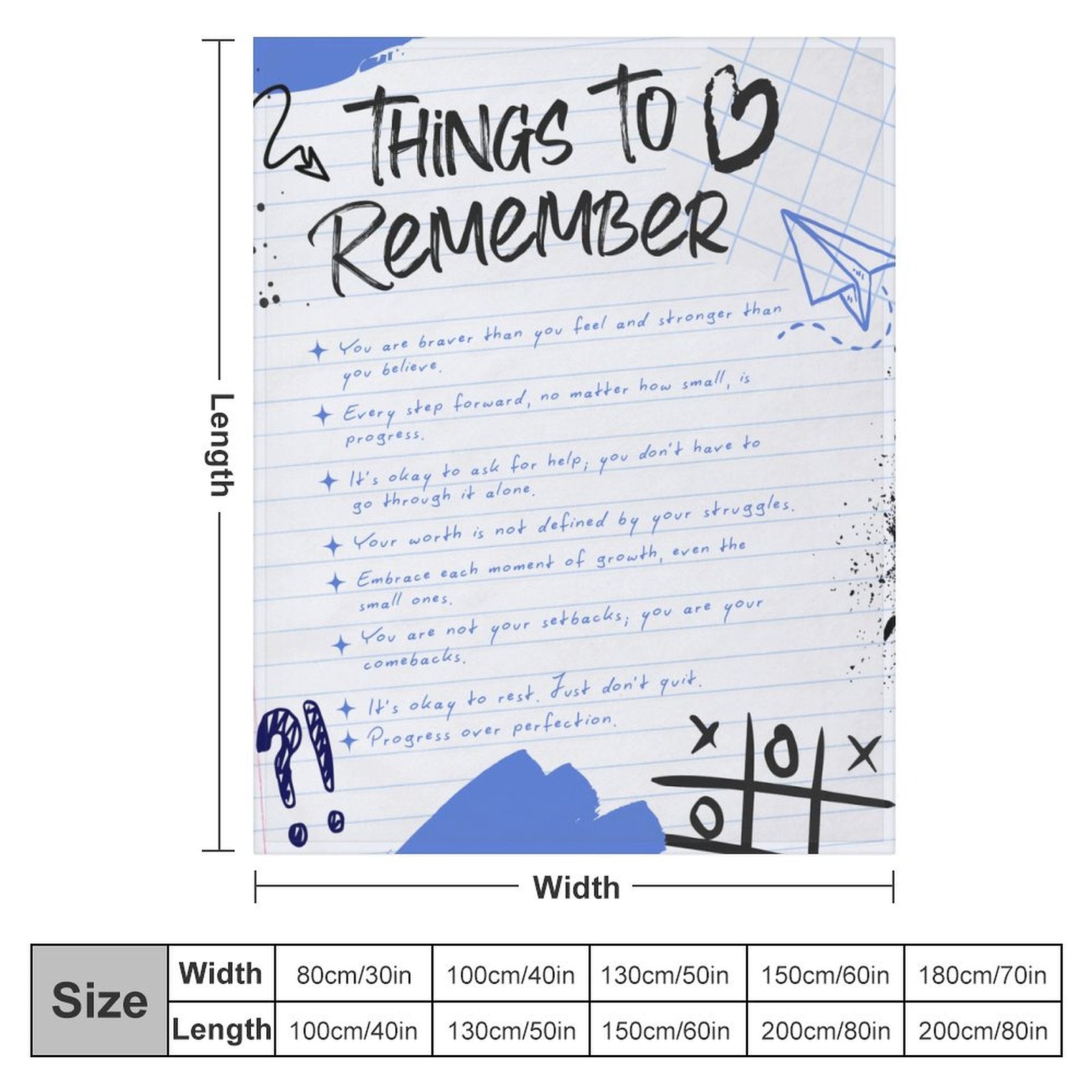 Flannel Blanket - Things to Remember