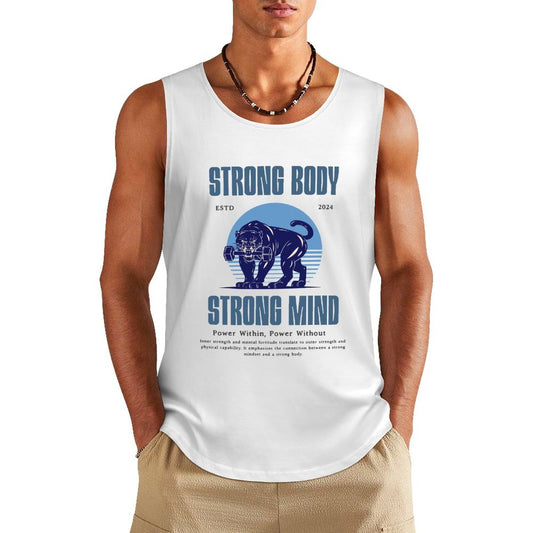 Men's Athletic Tank - Strong Body, Strong Mind