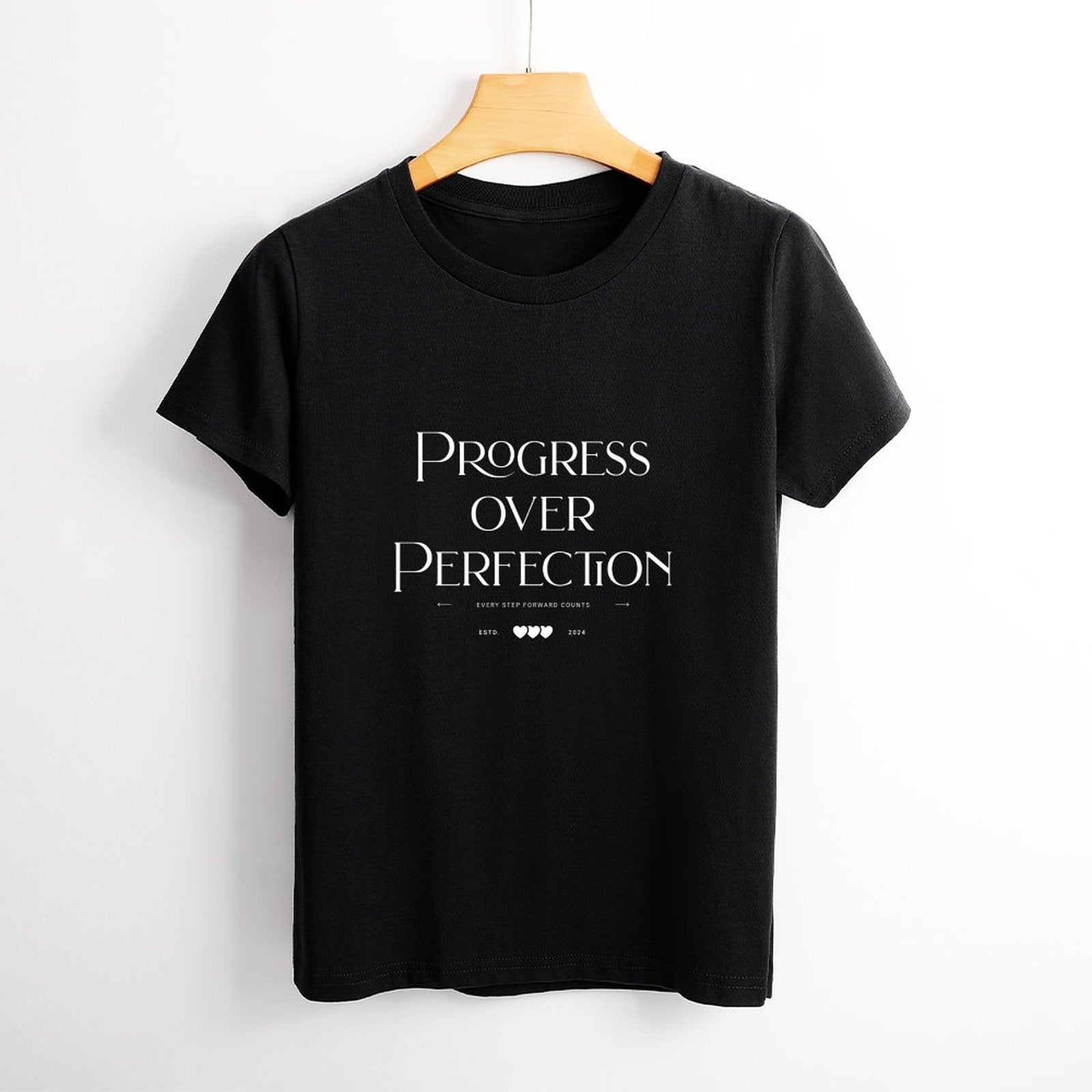 Camiseta de mujer - El progreso por encima de la perfección