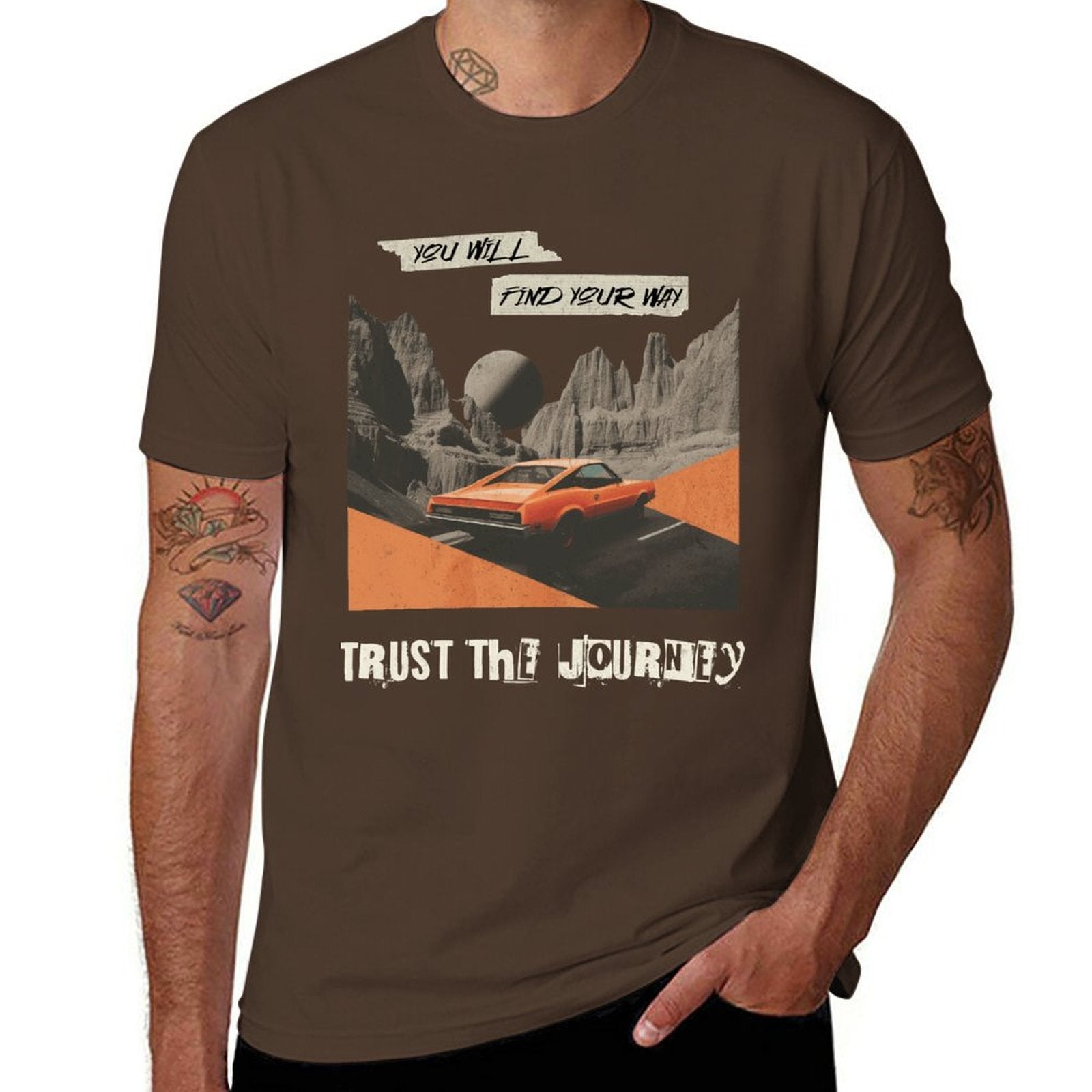 Men's Short Sleeve T-shirt - Trust the Journey