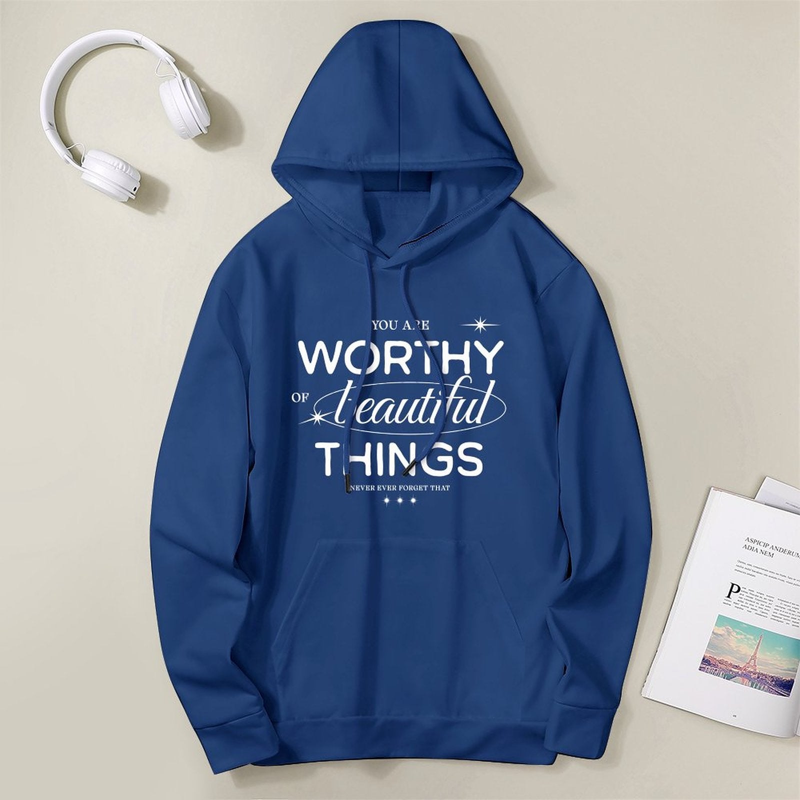 Women's Hoodie - You are Worthy of Beautiful Things