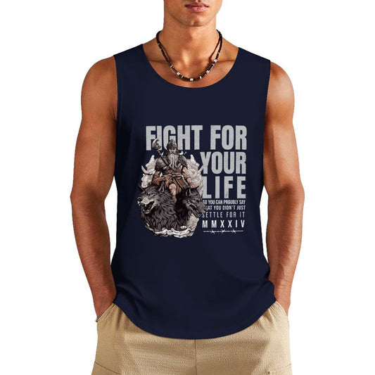 Men's Athletic Tank - Vikings Fight for Your Life