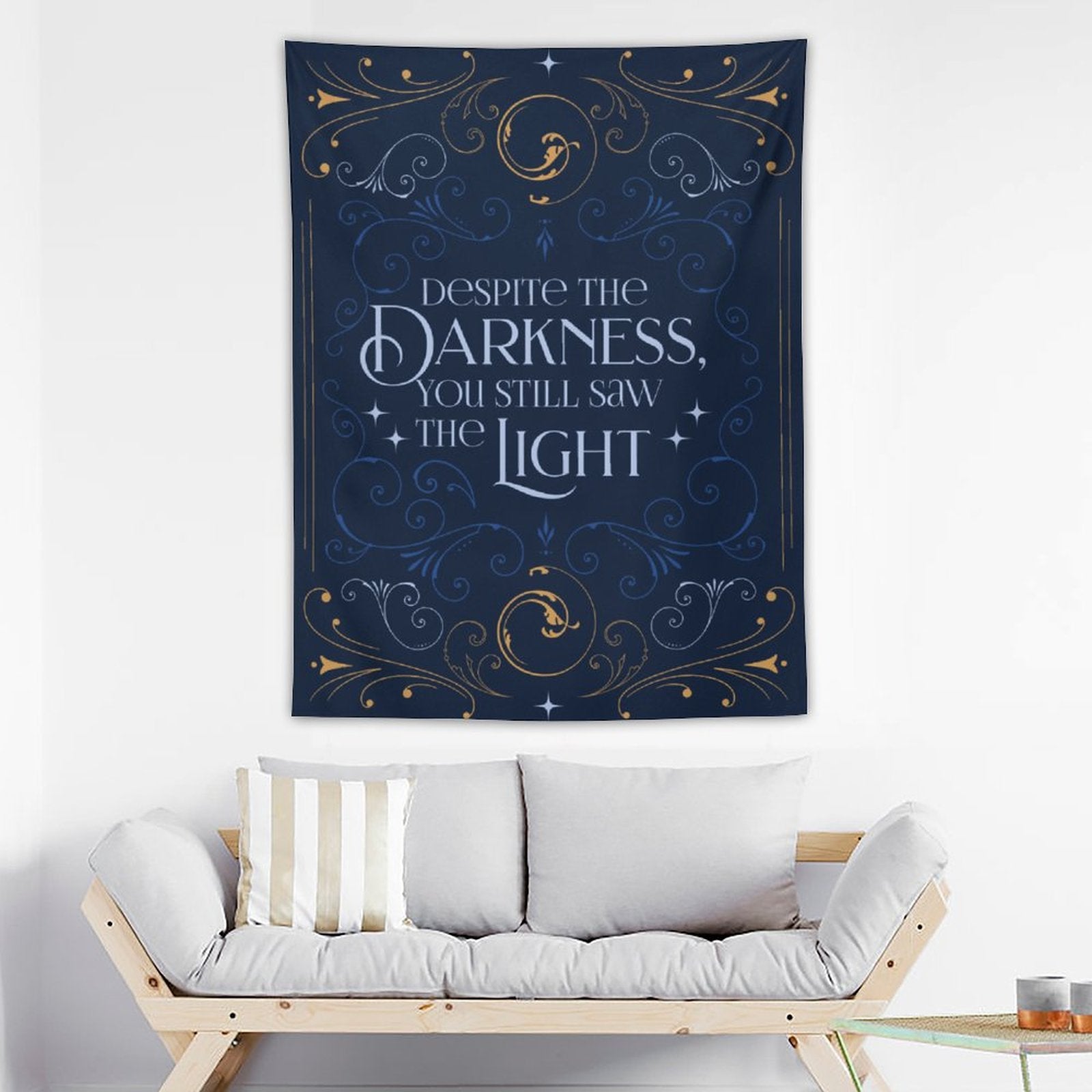 Tapestry Wall Art - Despite the Darkness