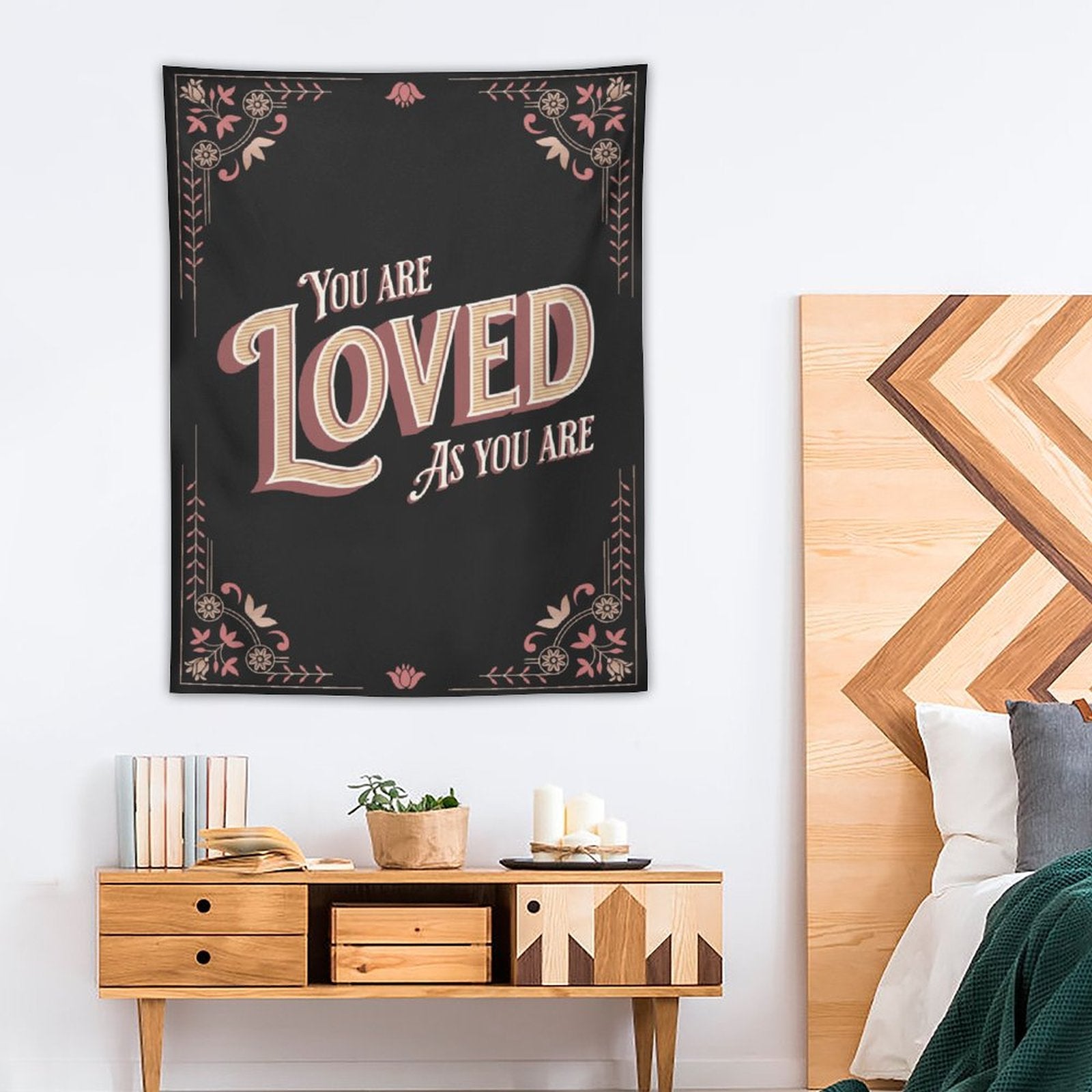 Tapestry Wall Art - You Are Loved As You Are