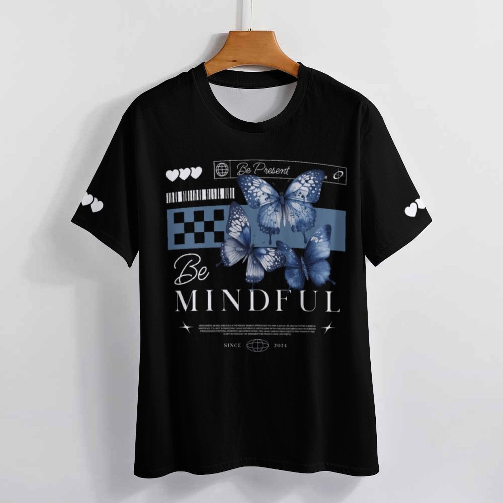 Women's Athletic T-Shirt - Be Mindful