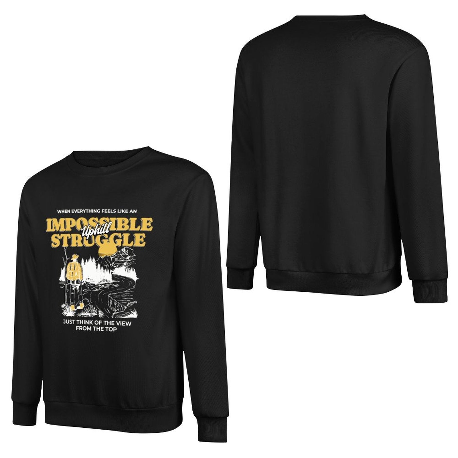 Men's Sweatshirt - Uphill Struggle