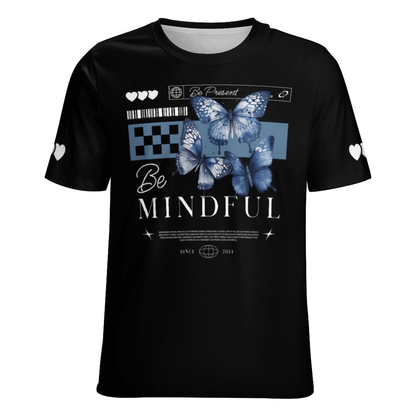 Women's Athletic T-Shirt - Be Mindful