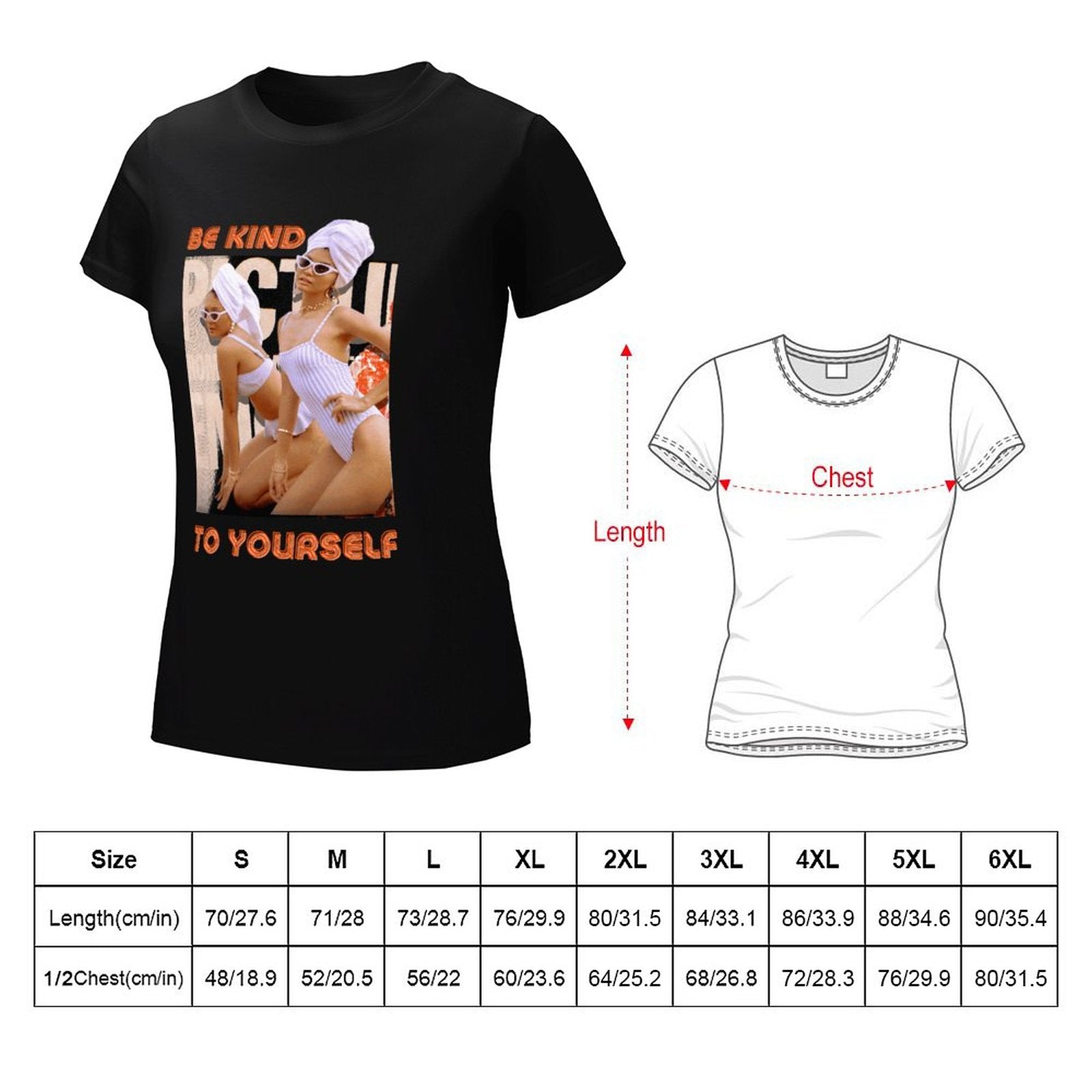 Women's Designer T-Shirt - Be Kind to Yourself