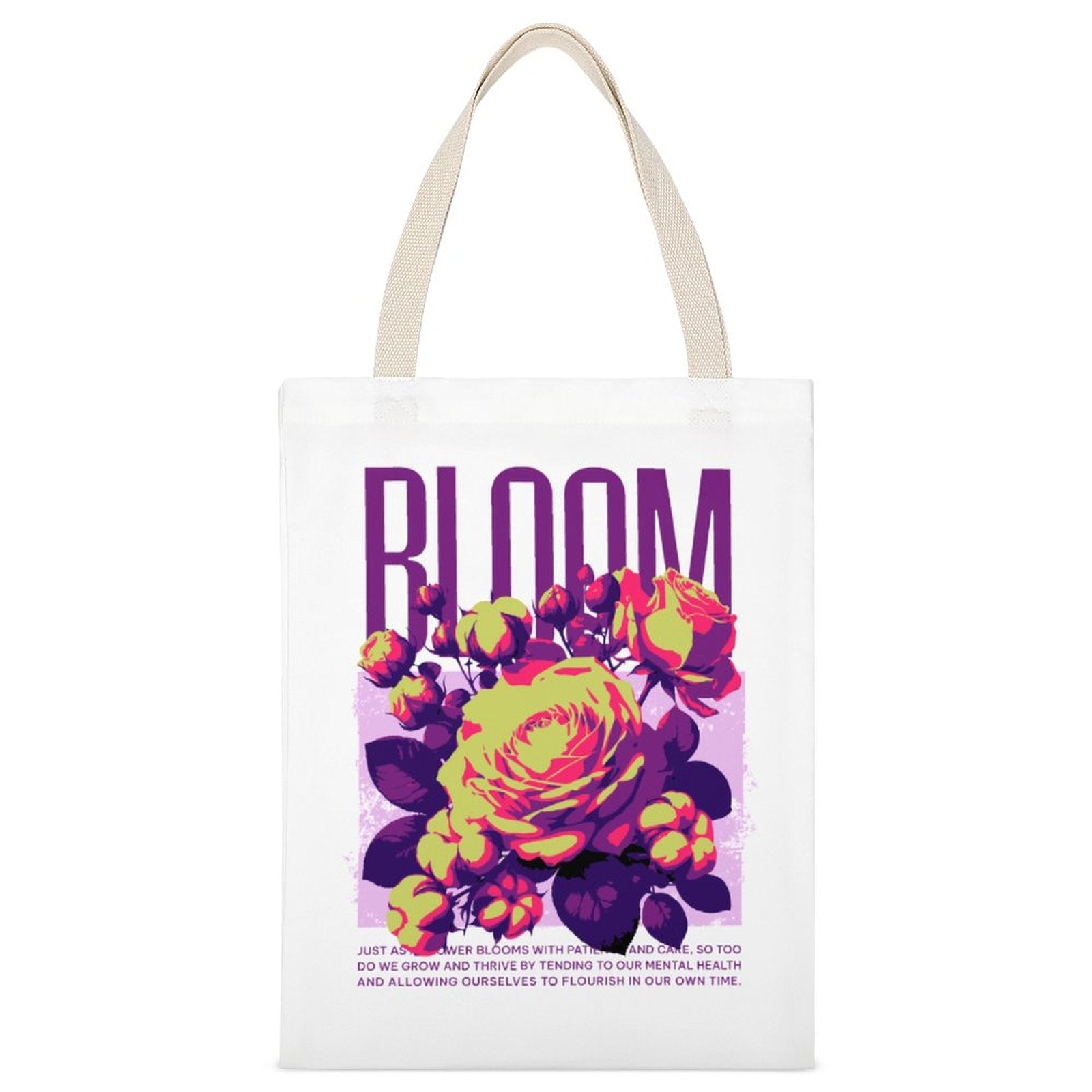 Canvas Tote Bag - Bloom