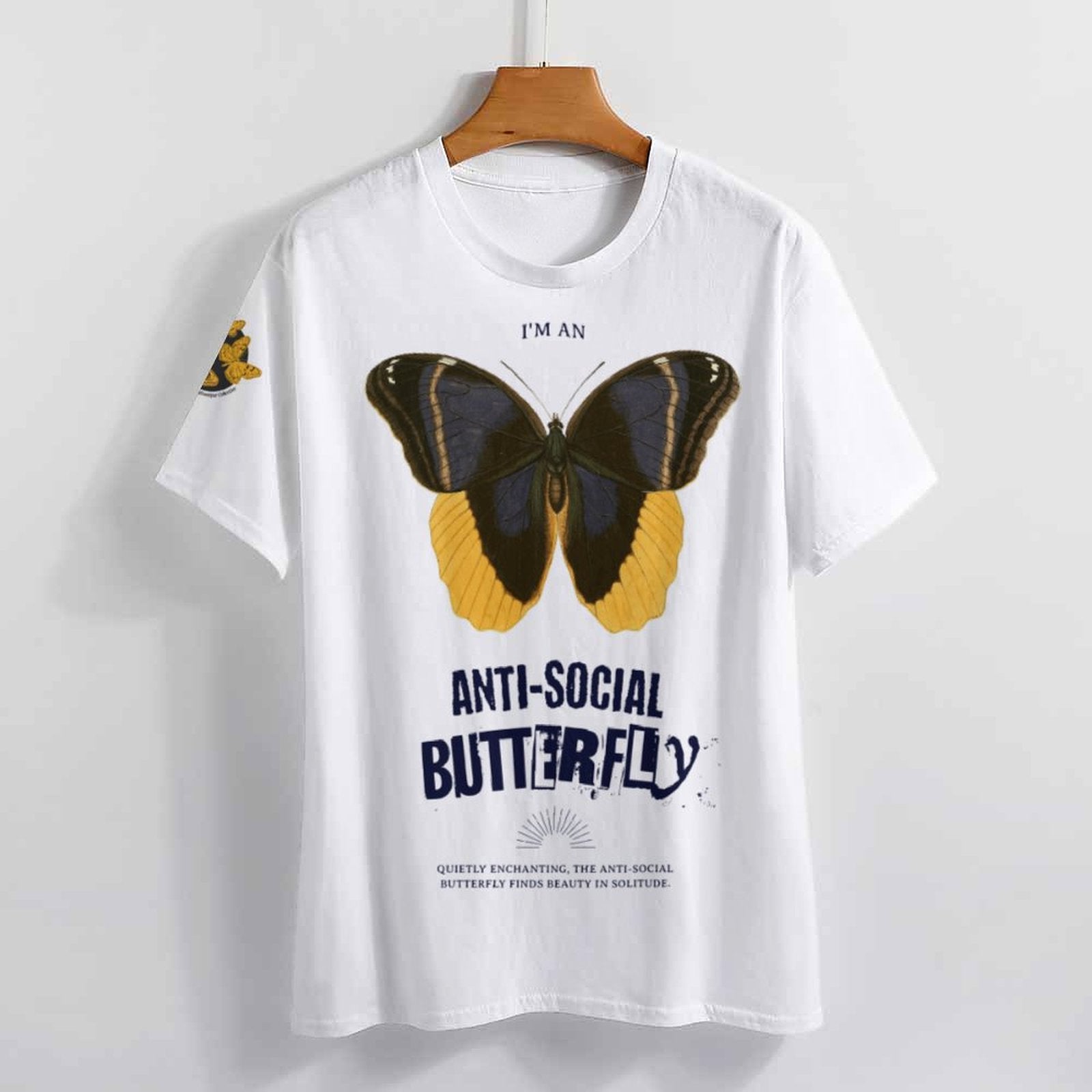 Camiseta de mujer - Mariposa antisocial