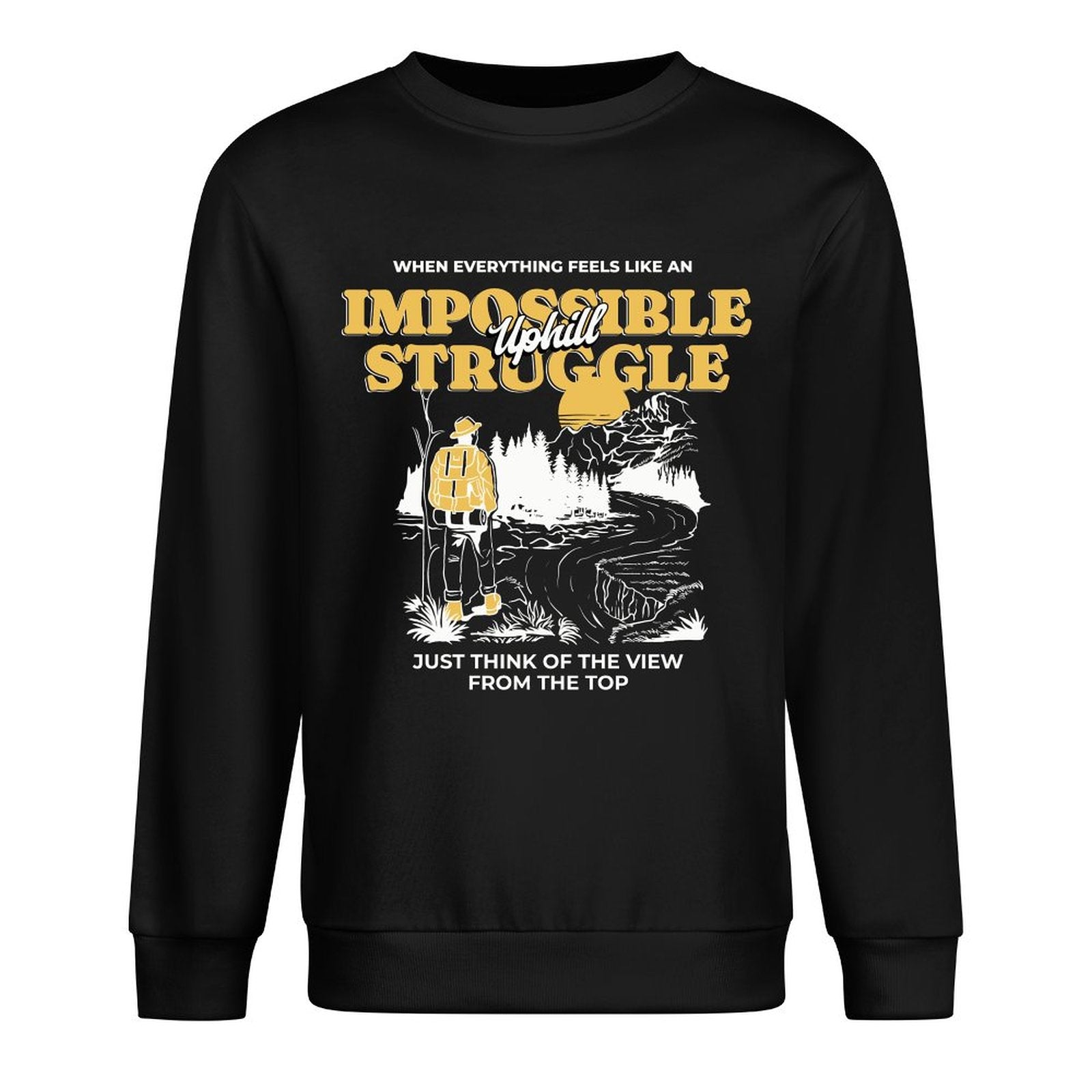 Men's Sweatshirt - Uphill Struggle