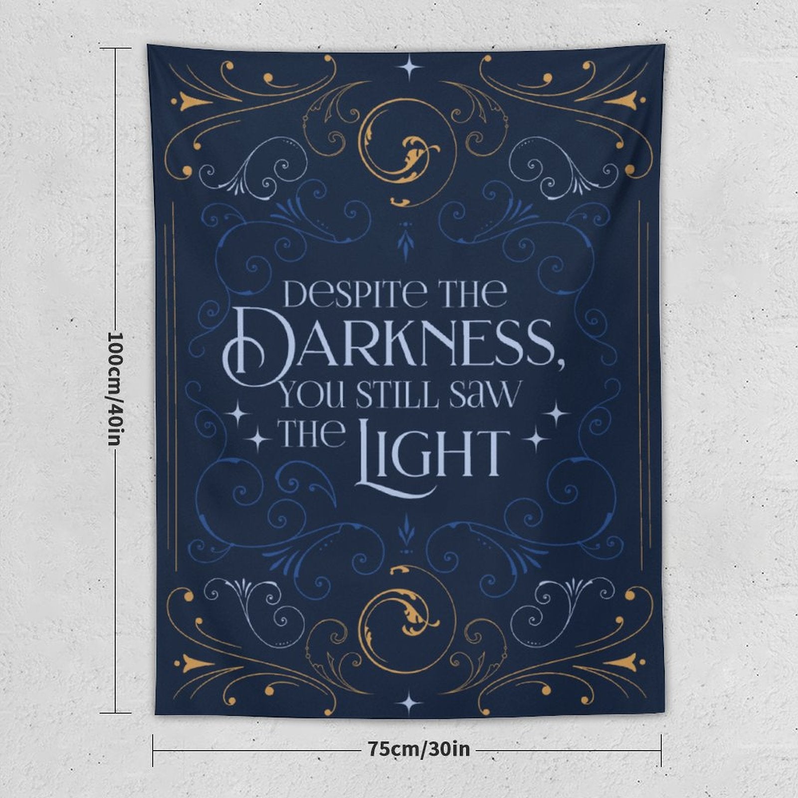 Tapestry Wall Art - Despite the Darkness