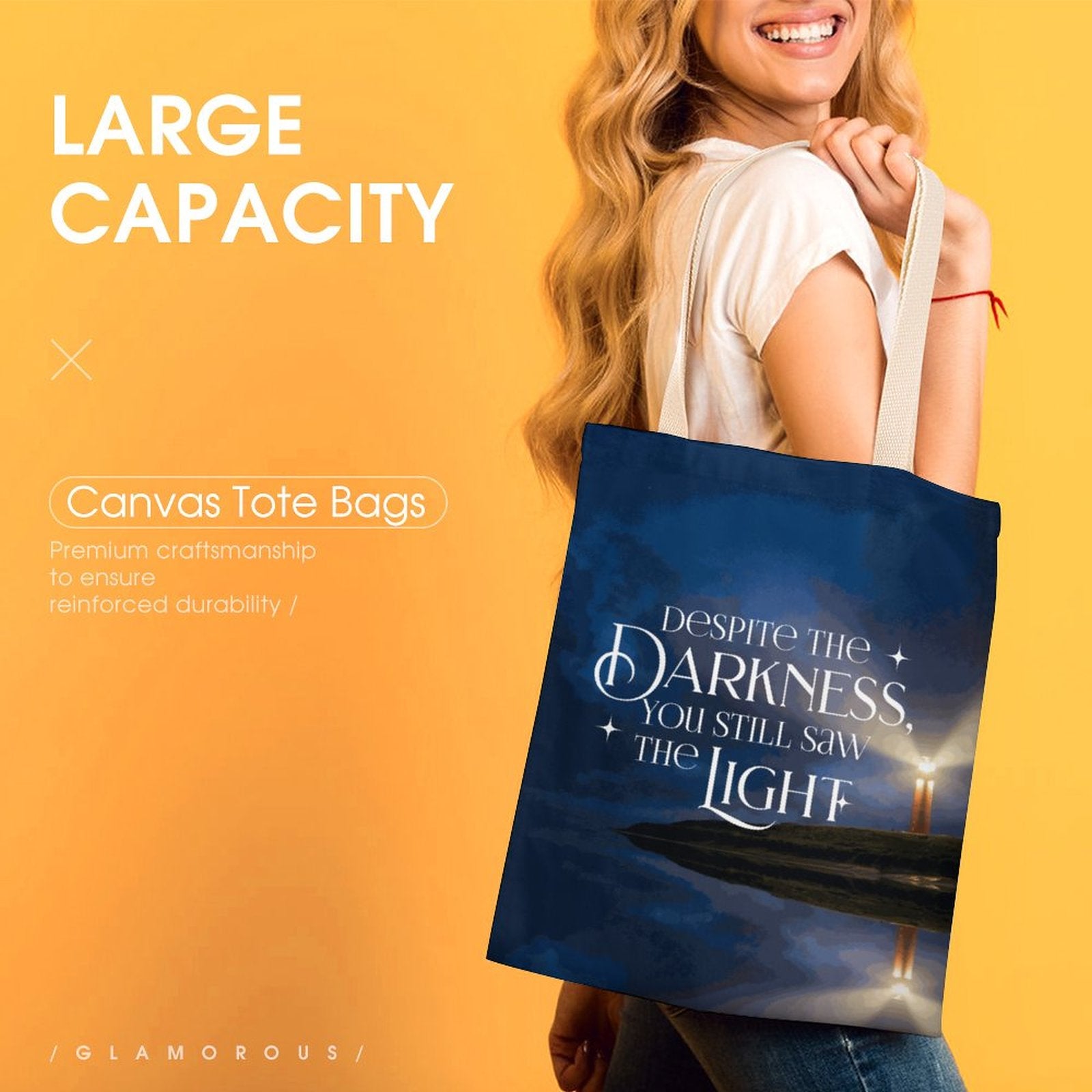 Canvas Tote Bag - Despite the Darkness