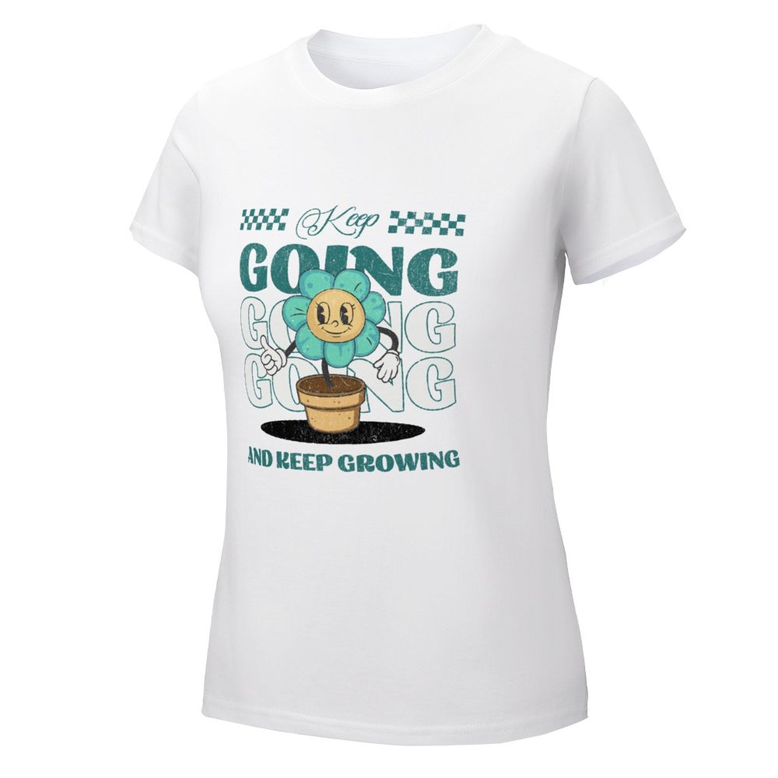 Camiseta retro para mujer - Keep Going