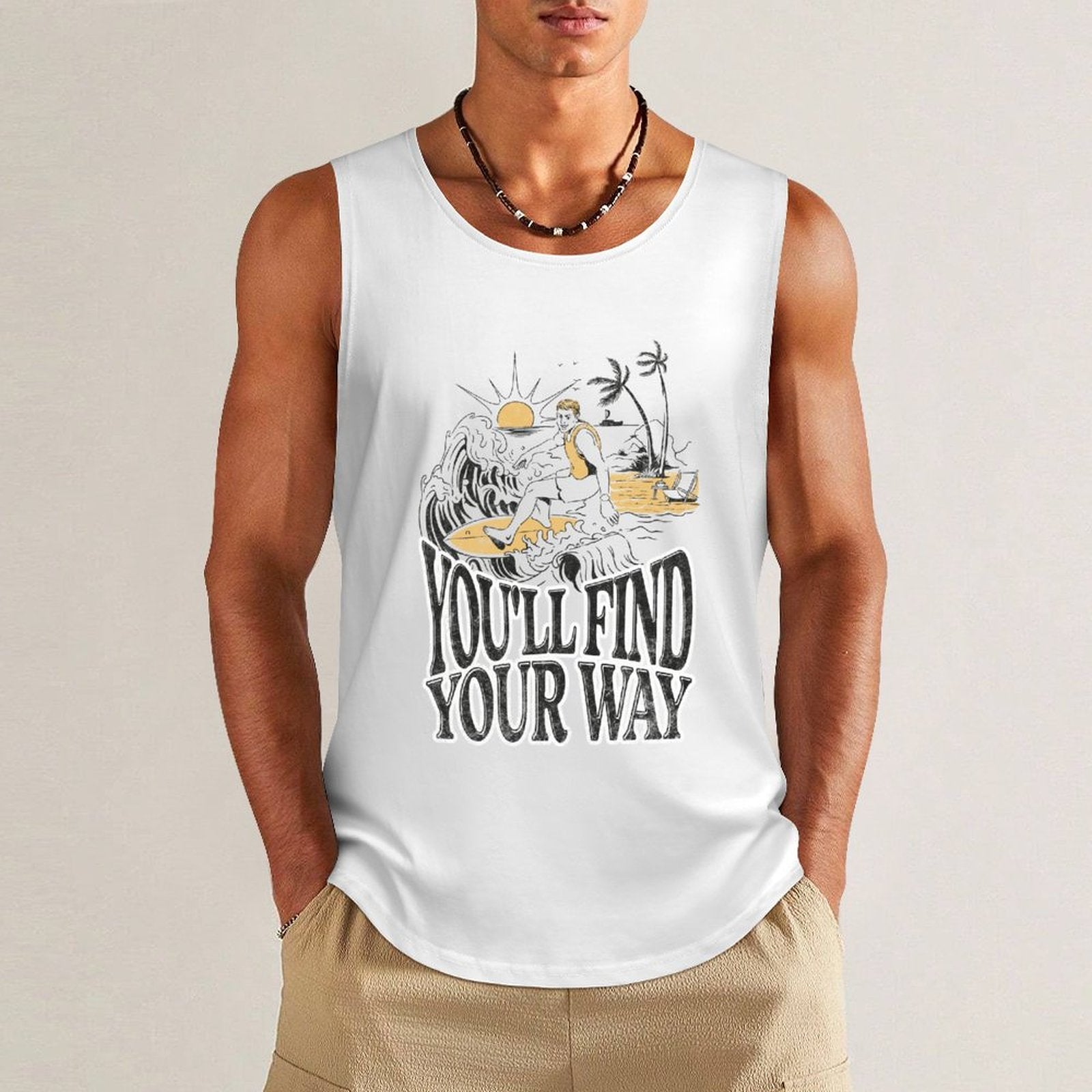 Men's Athletic Tank - You'll Find Your Way