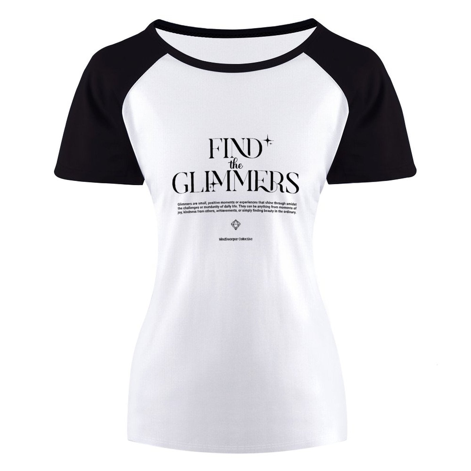 T-shirt à manches courtes raglan pour femme - Trouvez les lueurs