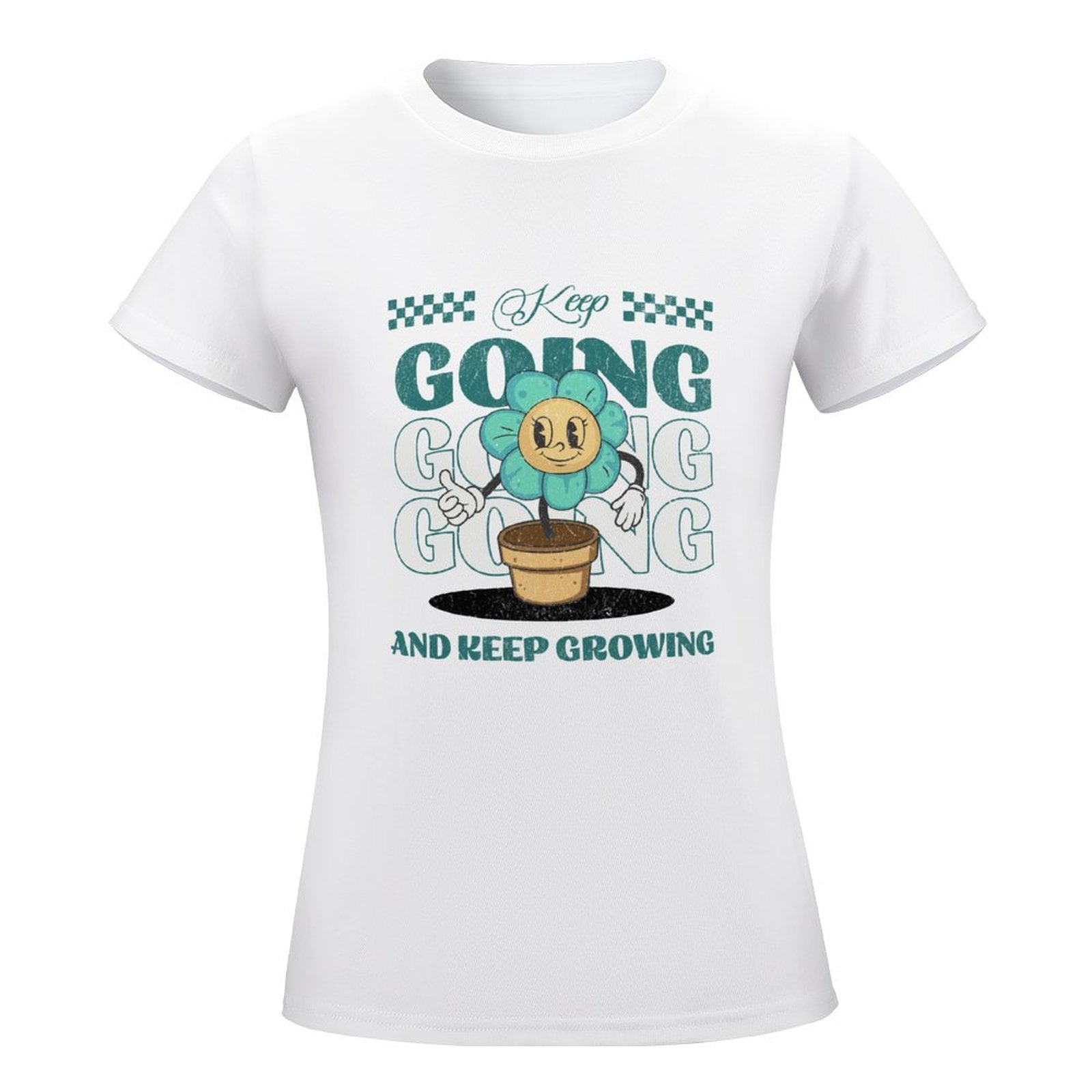 Camiseta retro para mujer - Keep Going